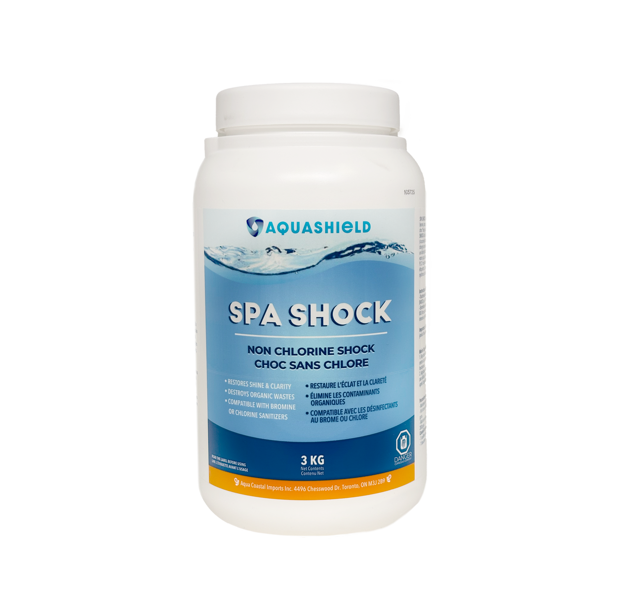 Non-Chlorine Spa Shock 3kg Oxidizing Shock for Spas