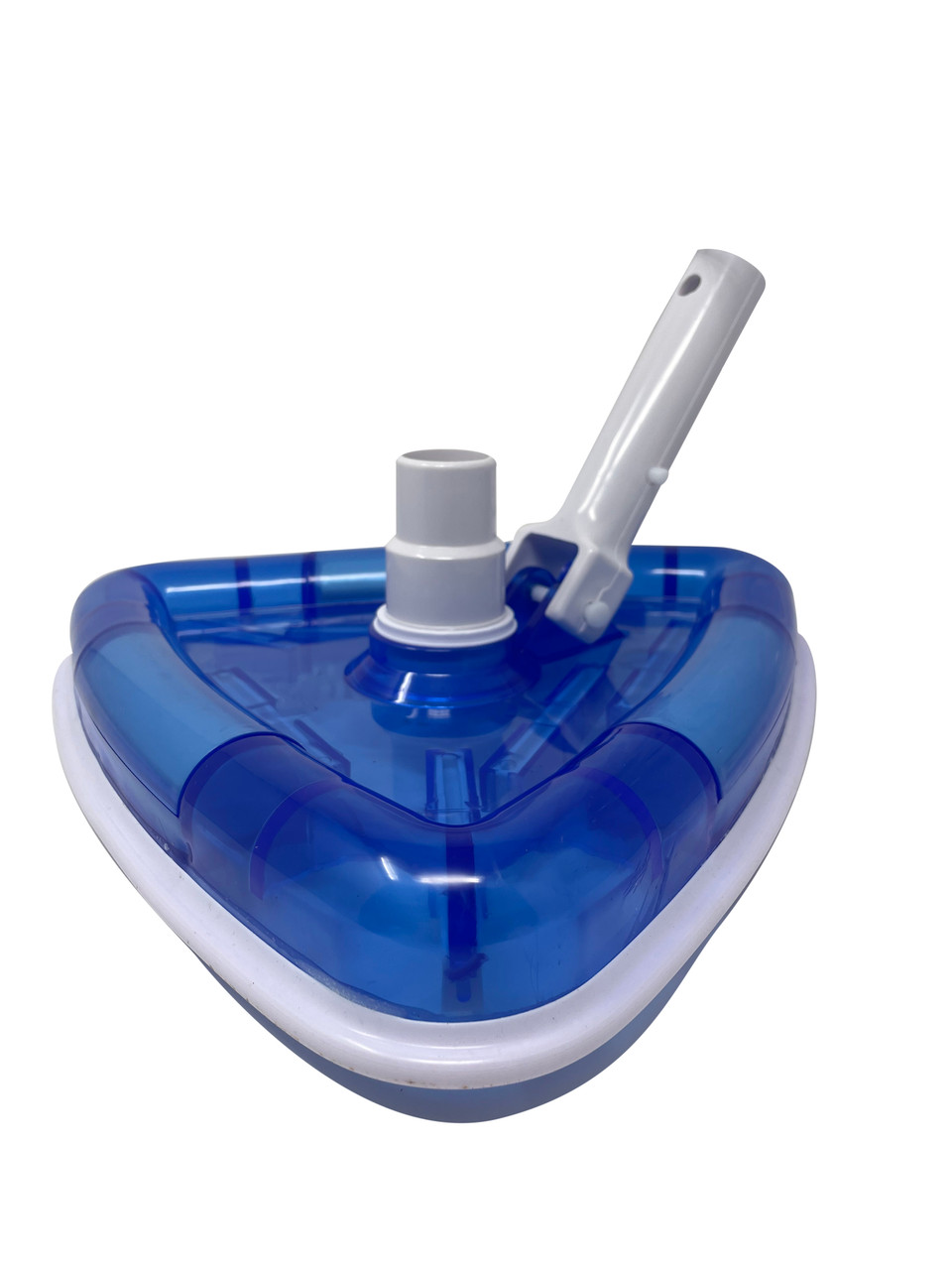 Clear Tri-Vac Vacuum Head for Above Ground Pool Cleaning