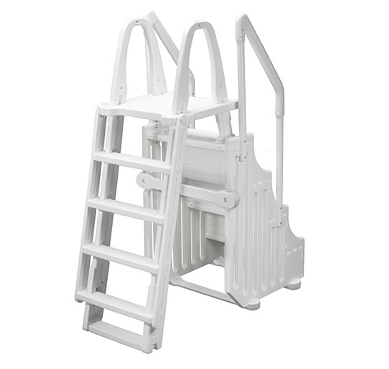 Ocean Blue 30 Inch Mighty Step Outside Ladder Only