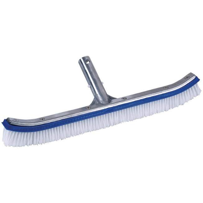 18 Inch Deluxe Wall Brush with Aluminum Back for Pools