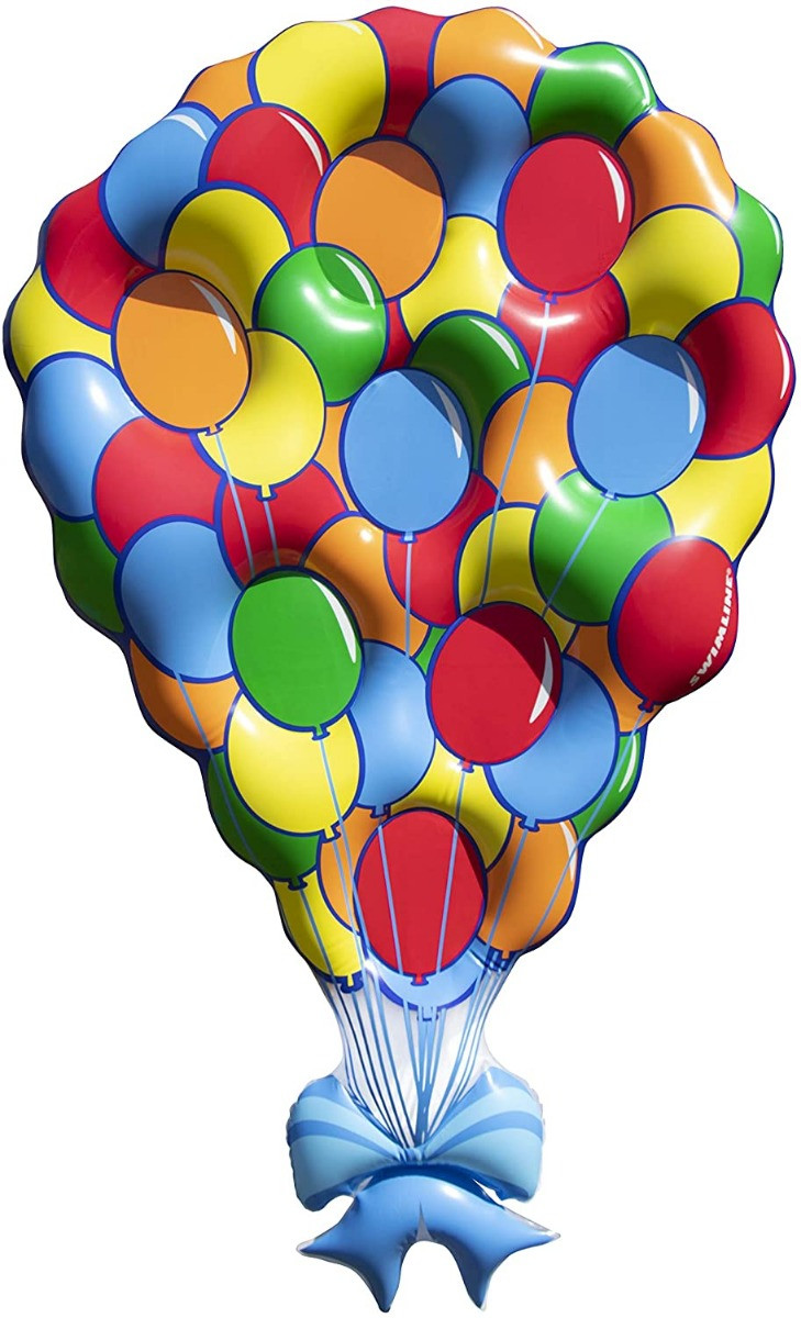 Swimline Balloon Party Island Inflatable Pool Float Island
