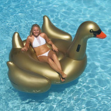 Swimline Giant Golden Goose Inflatable Pool Float thumbnail 2
