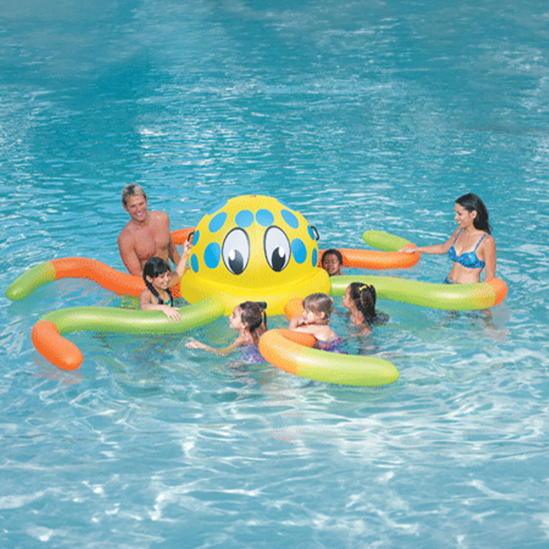 Octopus Float Inflatable Pool Float Ride-On