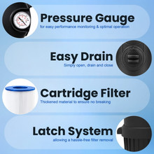 Aqua Coastal UltraClear Pro 150 sq. ft. Cartridge Filter thumbnail 2