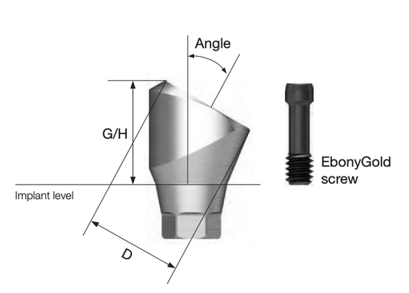 Port Angled Abutment