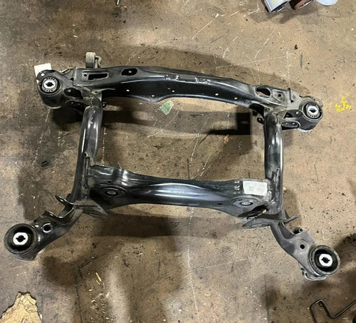18-23 AUDI A5 SPORTBACK REAR SUBFRAME SUB FRAME CROSSMEMBER OEM -31K MILES- used OEM rear subframe and crossmember