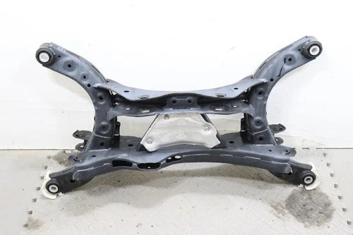 2018 - 2021 MAZDA 6 REAR SUSPENSION SUBFRAME CROSSMEMBER CRADLE OEM GBFN2880XA used OEM rear subframe and crossmember