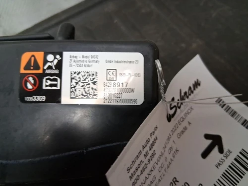 2018-2022 Chevrolet Equinox Passenger Seat Used OEM Airbag