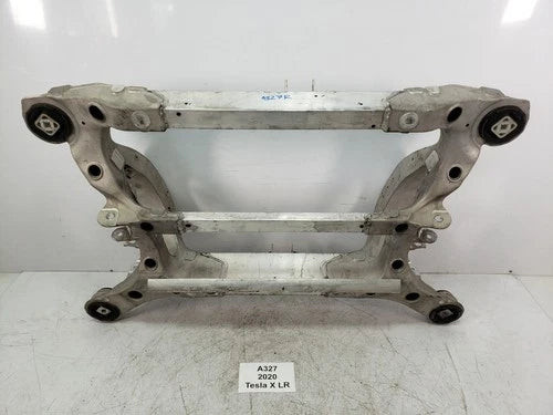 2016-2020 Tesla Model X Used OEM Rear Subframe Crossmember used OEM rear subframe and crossmember