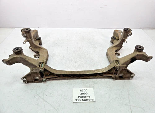 ✅ 99-04 OEM Porsche Carrera 911 996 Rear Axle Crossmember Subframe Cradle 46k used OEM rear subframe and crossmember