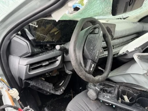 Kia K4 Driver Roof Curtain Used OEM Airbag