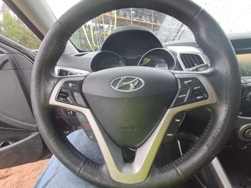 2012 Hyundai Veloster Driver Steering Wheel Used OEM Airbag