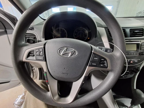 2017 Hyundai Accent Driver Steering Wheel Used OEM Airbag