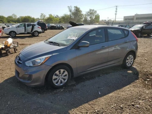 2015 Hyundai Accent Driver Roof Curtain Used OEM Airbag