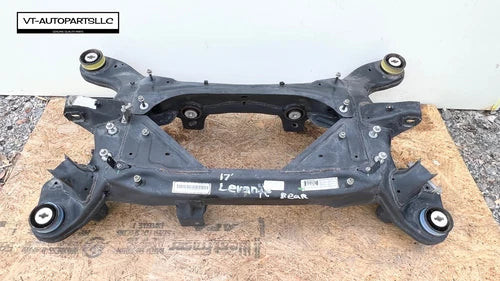 2017-2020 MASERATI LEVANTE AWD Used OEM Rear Subframe Crossmember 2869A8 used OEM rear subframe and crossmember