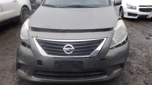 2012-2015 Nissan Versa Driver Roof Curtain Sedan Used OEM Airbag
