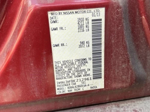 Nissan Altima Airbag Sedan Used OEM Airbag