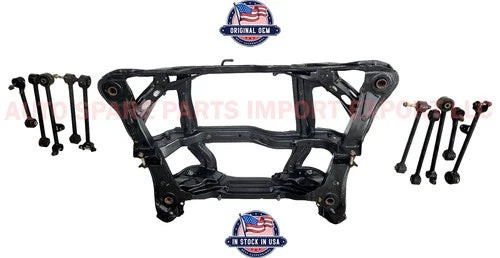 2004-2008 Acura TL Rear Engine Cradle Crossmember Sub Frame 3.2L OEM (w/ arms) used OEM rear subframe and crossmember