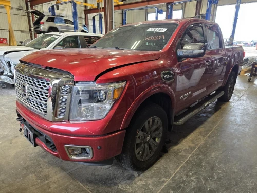 2017 Nissan Titan Driver Roof Curtain Crew Cab Used OEM Airbag