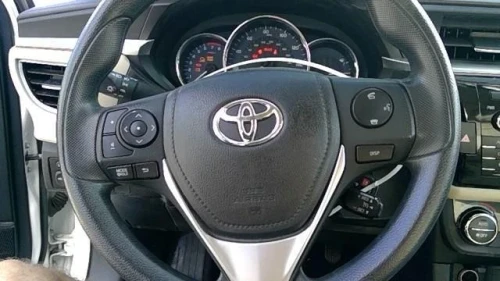 2014 Toyota Corolla Driver Steering Wheel Used OEM Airbag