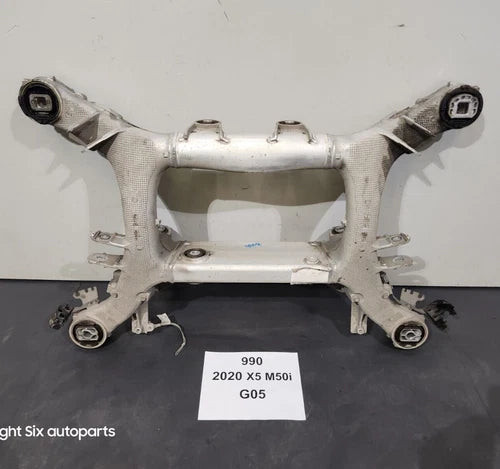 ✅ 19-23 OEM BMW G05 G06 G07 X5 Rear Axle Subframe Suspension Carrier Crossmember used OEM rear subframe and crossmember
