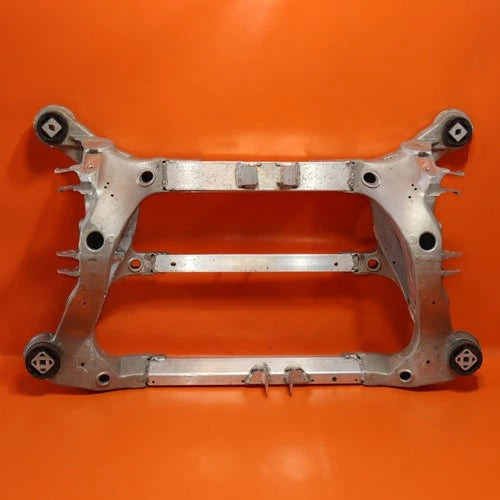 TESLA MODEL S Used OEM Rear Subframe Crossmember 1009826-00-A E30DD4 used OEM rear subframe and crossmember
