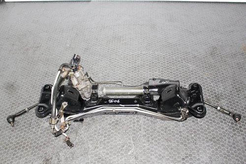 94-98 JDM Nissan Silvia S14 OEM Front Subframe w/ Steering Rack used OEM rack and pinion
