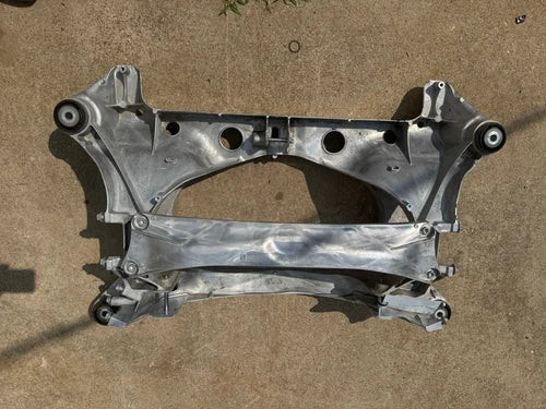 2021-2023 Tesla Model X S Rear Used OEM Rear Subframe Crossmember 112098-00-J used OEM rear subframe and crossmember