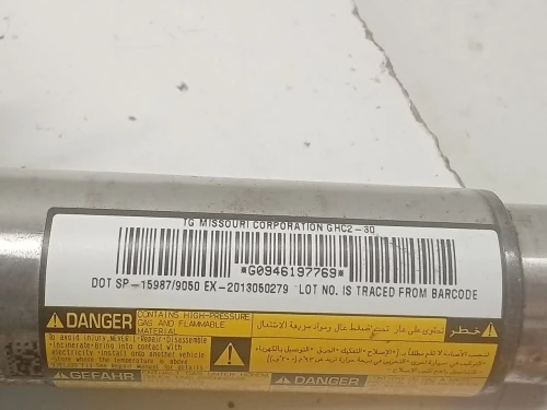 2017-2018 Toyota Corolla Passenger Roof Curtain Hatchback Used OEM Airbag