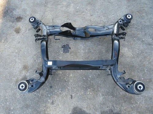 2019-2021 AUDI A8 QUATTRO L REAR SUSPENSION SUBFRAME CROSSMEMBER OEM 17889 used OEM rear subframe and crossmember