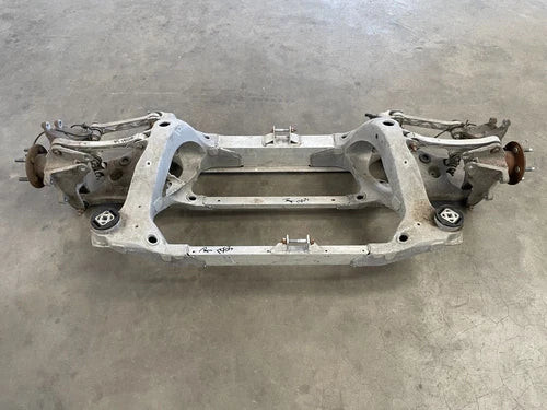 2012-2020 Tesla Model S Used OEM Rear Subframe Crossmember C737F7 used OEM rear subframe and crossmember