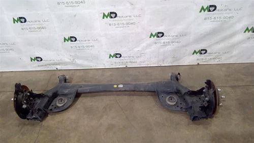 2020-2023 MAZDA 3 REAR SUSPENSION SUBFRAME LOADED AXLE BEAM OEM BFTD-28-B0XB used OEM rear subframe and crossmember