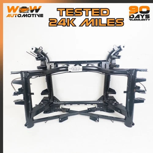 06-16 ASTON MARTIN V8 VANTAGE REAR CRADLE SUBFRAME CROSSMEMBER ASSEMBLY OEM used OEM rear subframe and crossmember