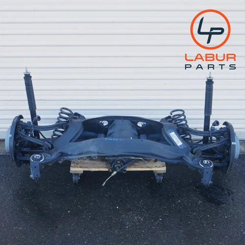 R170 01-04 Mercedes SLK320 Rear Subframe Differential Control Arm Spindle Hub used OEM differential and carrier assembly