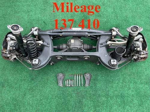 ? 08-14 Mercedes W204 C300 Rear Subframe Complete Differential Spindle OEM Arms used OEM differential and carrier assembly