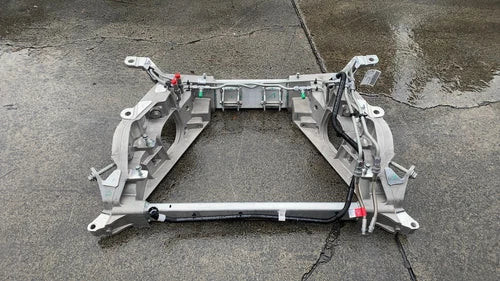 ⭕ 2022-2025 Rivian R1T R1S Rear Suspension Subframe Crossmember OEM PT00147878-E used OEM rear subframe and crossmember