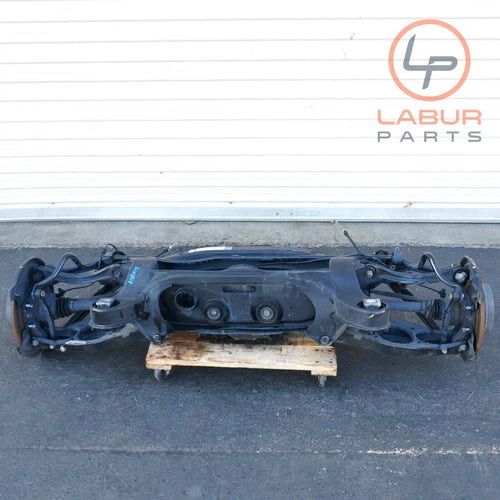 R171 05-11 Mercedes SLK Rear Subframe Differential Control Arm Spindle Hub SF133 used OEM differential and carrier assembly