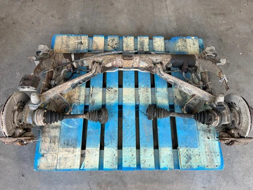 1983-1985 Porsche 944 Rear Subframe w/ Wheel Hub Knuckle Assembly OEM #2466EM used OEM steering knuckle