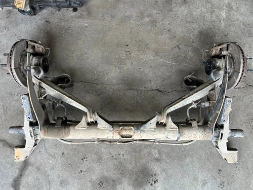 1983-1985 Porsche 944 Rear Subframe w/ Wheel Hub Knuckle Assembly OEM #1852EM used OEM steering knuckle