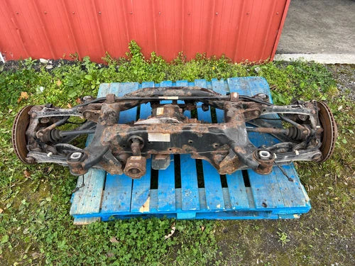 2011-2017 BMW X3 F25 Complete Rear Subframe Differential Axle Hub OEM #2350EM used OEM differential and carrier assembly