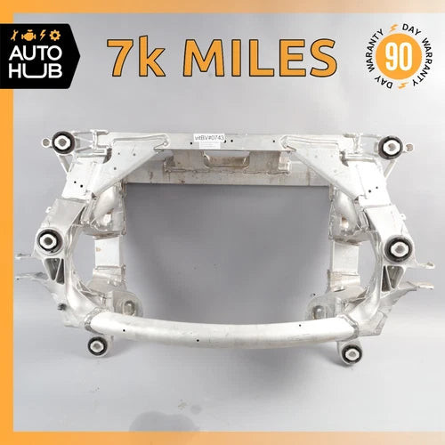 17-23 Aston Martin DB11 Rear Sub Frame Crossmember Cradle OEM 7k MILES used OEM rear subframe and crossmember