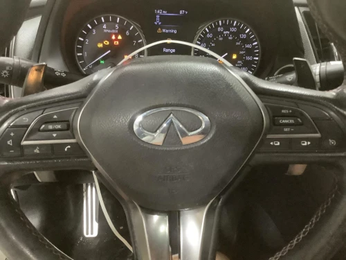 2018 Infiniti Q50 Driver Steering Wheel Used OEM Airbag
