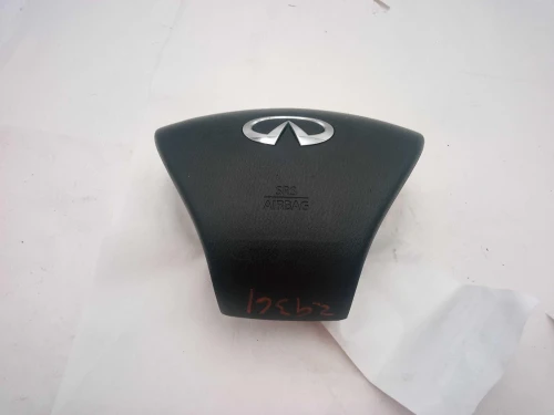 2018 Infiniti QX60 Driver Steering Wheel Gray Used OEM Airbag