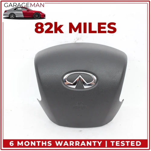 2016-2017 Infiniti Q50 Driver Steering Wheel K85104HK0A Used OEM Airbag
