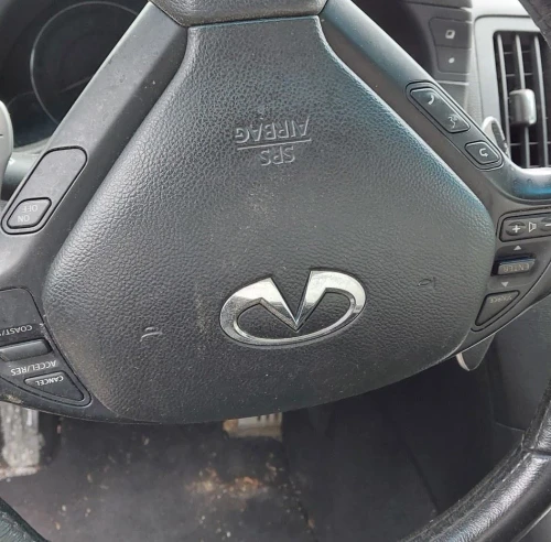 2009-2013 Infiniti G37 Driver Steering Wheel Convertible Used OEM Airbag