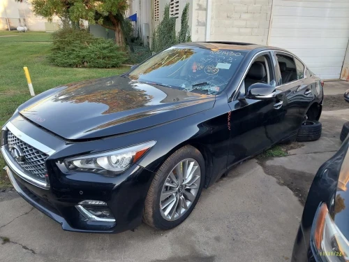 2017-2019 Infiniti Q50 Driver Roof Curtain Used OEM Airbag