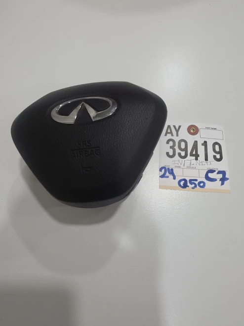 2018-2024 Infiniti Q50 Driver Steering Wheel Used OEM Airbag