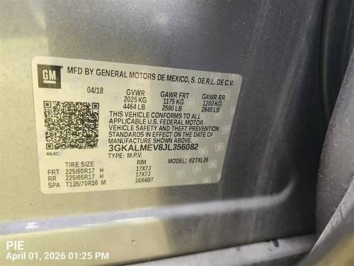 2020 GMC Terrain 85512729 Used OEM Floor Shifter