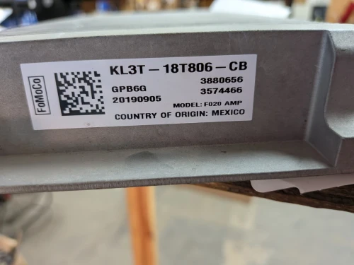 2019 Ford F-150 KL3T18T806CB Used OEM Audio Amplifier