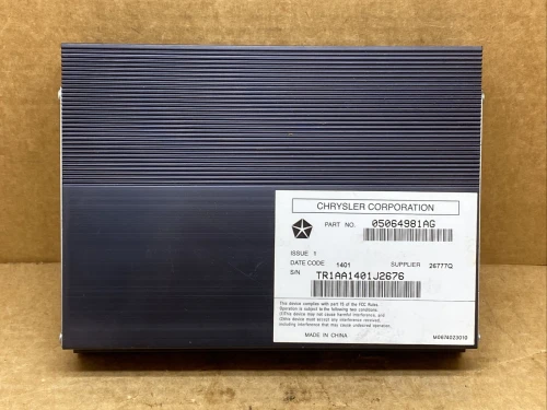 2013-2014 Dodge Charger 05064981AG Used OEM Audio Amplifier